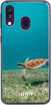 Samsung Galaxy A50 Hoesje Transparant TPU Case - Turtle #ffffff