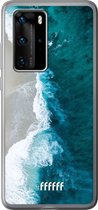 Huawei P40 Pro Hoesje Transparant TPU Case - Beach all Day #ffffff