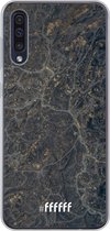 Samsung Galaxy A30s Hoesje Transparant TPU Case - Golden Glitter Marble #ffffff