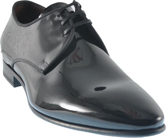 Floris van Bommel Chaussures à lacets vernis noir - Taille 46 | bol.com