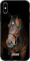 iPhone Xs Hoesje TPU Case - Horse #ffffff