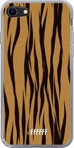 6F hoesje - geschikt voor iPhone SE (2020) - Transparant TPU Case - Tiger Print #ffffff