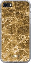 6F hoesje - geschikt voor iPhone 8 - Transparant TPU Case - Gold Marble #ffffff