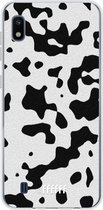 Samsung Galaxy A10 Hoesje Transparant TPU Case - Dalmation Print #ffffff