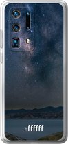 Huawei P40 Pro+ Hoesje Transparant TPU Case - Landscape Milky Way #ffffff