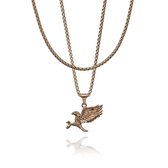 Croyez Jewelry | Eagle Rosegold Layerup | Box / 65cm / 65cm