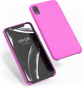 kwmobile telefoonhoesje voor Apple iPhone XR - Hoesje met siliconen coating - Smartphone case in magenta