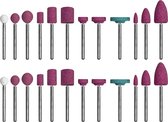 Set van 24 kleine slijpstiften voor alle boor- en freesmachines (3 mm as)