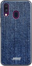 Samsung Galaxy A50 Hoesje Transparant TPU Case - Denim #ffffff