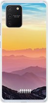 Samsung Galaxy S10 Lite Hoesje Transparant TPU Case - Golden Hour #ffffff