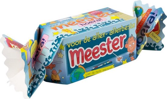 Toffee doosje - Gevuld met Snoep - "Meester" | bol.com