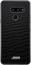 LG G8 ThinQ Hoesje Transparant TPU Case - Black Beach #ffffff