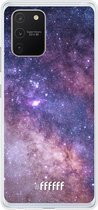 Samsung Galaxy S10 Lite Hoesje Transparant TPU Case - Galaxy Stars #ffffff