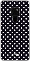 Huawei Mate 20 Hoesje Transparant TPU Case - Onyx Dots #ffffff