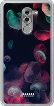 Honor 6X Hoesje Transparant TPU Case - Jellyfish Bloom #ffffff