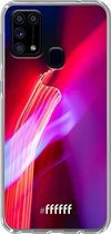 Samsung Galaxy M31 Hoesje Transparant TPU Case - Light Show #ffffff