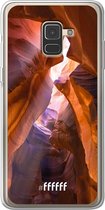 Samsung Galaxy A8 (2018) Hoesje Transparant TPU Case - Sunray Canyon #ffffff