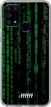 Samsung Galaxy M31 Hoesje Transparant TPU Case - Hacking The Matrix #ffffff