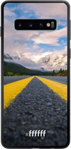 Samsung Galaxy S10 Hoesje TPU Case - Road Ahead #ffffff