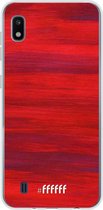 Samsung Galaxy A10 Hoesje Transparant TPU Case - Scarlet Canvas #ffffff