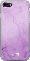 6F hoesje - geschikt voor iPhone SE (2020) - Transparant TPU Case - Lilac Marble #ffffff