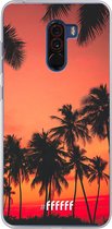 Xiaomi Pocophone F1 Hoesje Transparant TPU Case - Coconut Nightfall #ffffff
