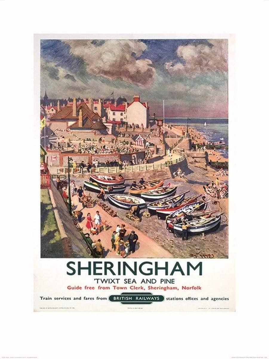 Pyramid Poster - Sheringham - 80 X 60 Cm - Multicolor Divers