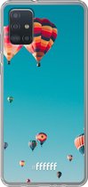 6F hoesje - geschikt voor Samsung Galaxy A52 - Transparant TPU Case - Air Balloons #ffffff
