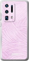 Huawei P40 Pro+ Hoesje Transparant TPU Case - Pink Slink #ffffff
