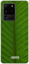 Samsung Galaxy S20 Ultra Hoesje Transparant TPU Case - Unseen Green #ffffff