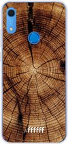 Huawei Y6 (2019) Hoesje Transparant TPU Case - Tree Rings #ffffff