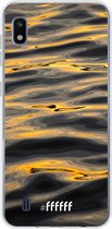 Samsung Galaxy A10 Hoesje Transparant TPU Case - Water Waves #ffffff