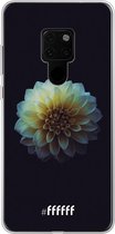 Huawei Mate 20 Hoesje Transparant TPU Case - Just a Perfect Flower #ffffff