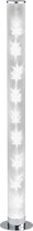 LED Tafellamp - Trinon Ricardo - 4W - Warm Wit 3000K - Dimbaar - Rond - Mat Chroom - Aluminium