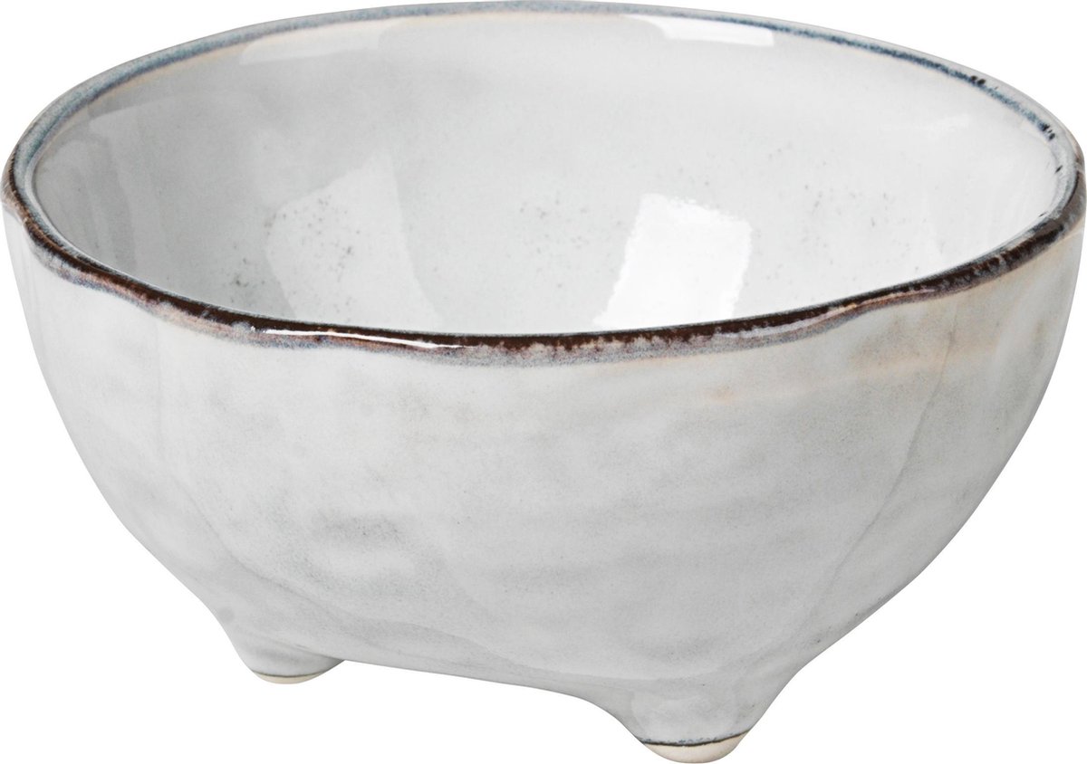 Broste Copenhagen Schaaltjes met pootjes Nordic Sand - Set van 4 - Ø11cm