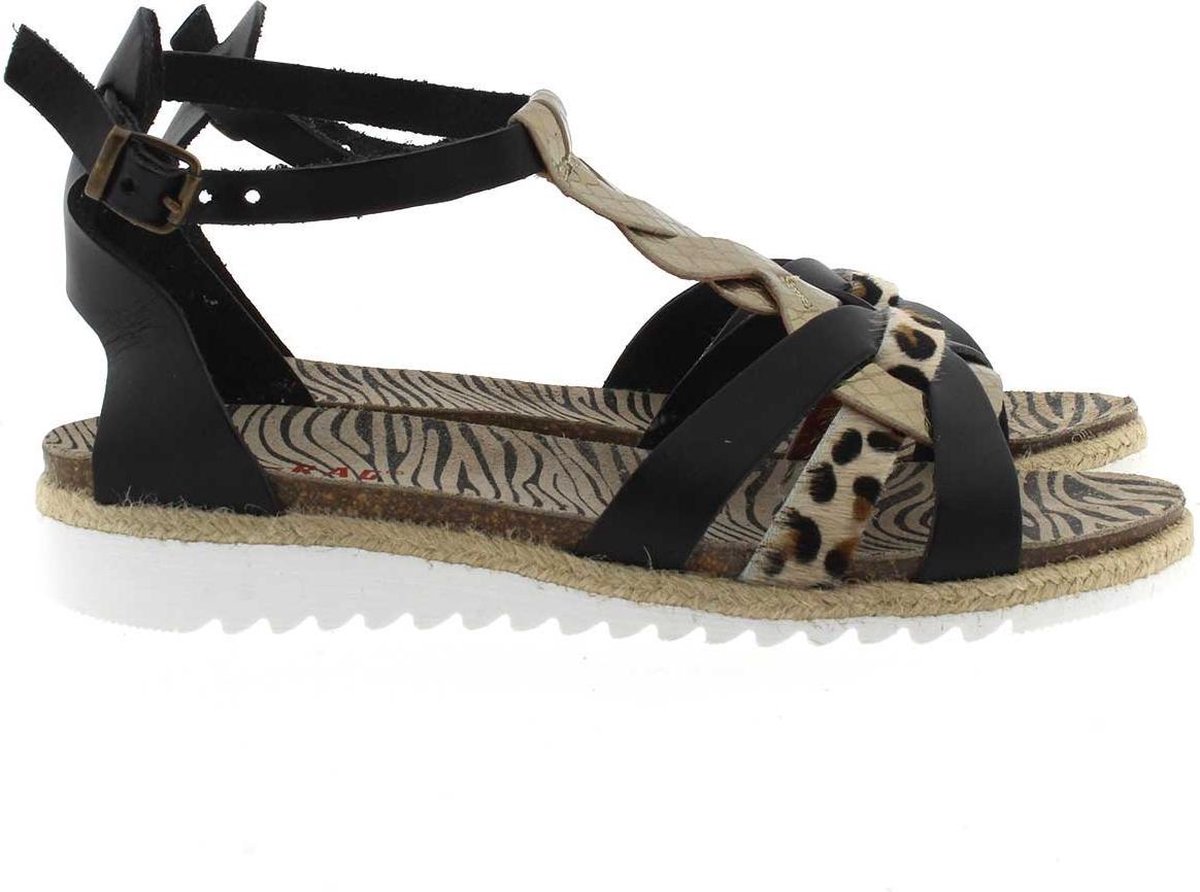 RED-RAG Zwarte Sandalen | Red Rag 19296