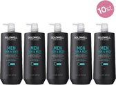 10x Goldwell Dualsenses for Men Hair & Body Shampoo 1000ml