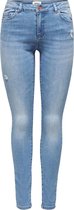Only Wauw Life Dames Skinny Jeans - Maat W30 X L30