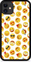 iPhone 11 Hardcase hoesje Emoji - Designed by Cazy