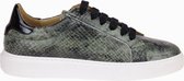 Cycleur de Luxe Poppy Groen-Grijze Sneaker Python