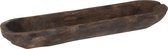 J-Line Schaal Lang Paulownia Hout
