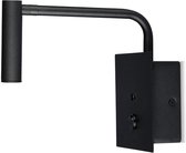 V-tac VT-2943 LED Leeslamp met USB - 3W - 180 Lumen - 3000K - zwart