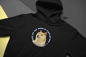 Dogecoin Coin Meme Hoodie | Cryptocurrency | Bitcoin btc | Ethereum ETH | Crypto | Unisex Maat M