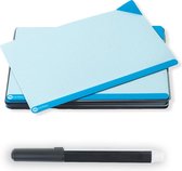 Rewrities Notes - 24 Blauwe Dry Erase Magnetic Cards 10 x 15 cm -  Herbruikbare Notes voor Taken, Planning, Projecten, Organisatie - gratis marker