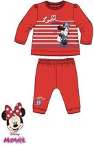 Disney Minnie Mouse baby joggingpak - rood - maat80 (18 maanden)