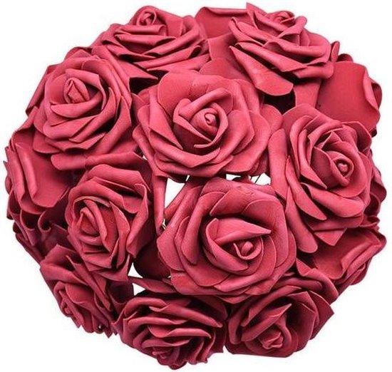 Zetqhuu Bouquet De Roses Éternelles - Couverture Tricotée Main Avec Roses Rouges 3D Et Glands, Plaid Crochet Déco Romantique Pour Lit Canapé, 80x80 Cm