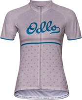 Odlo Stand-up collar s/s full zip FUJIN PRINT PAARS - Maat L