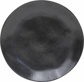 Costa Nova Riviera - servies - ontbijtbord Sable Noir - aardewerk - mat zwart - set van 2 - 21,6 cm rond