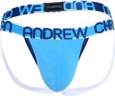 Andrew Christian CoolFlex Modal Jock w/ Show-It Blauw - MAAT XL - Heren Ondergoed - Jockstrap voor Man - Mannen Jock