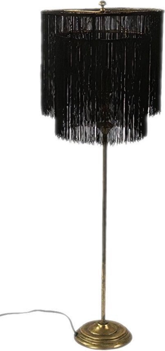 Non-branded Staande Lamp Amaranda 162 Cm E27 Staal 40w Goud